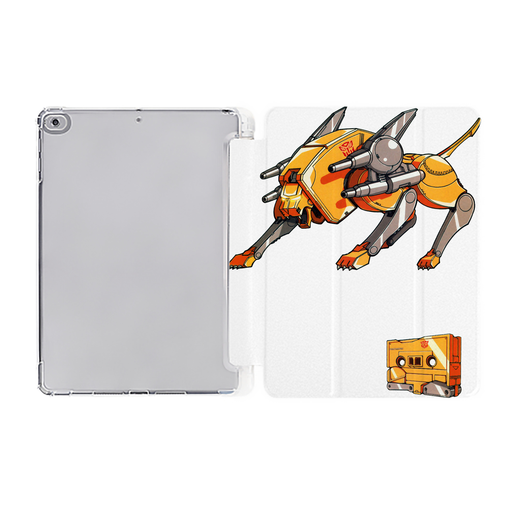 （画像用）  IPad ケース ペン収納付き 三つ折りスタンド PUレザー×シリコン 対応機種9.5/10.5/10.9インチ